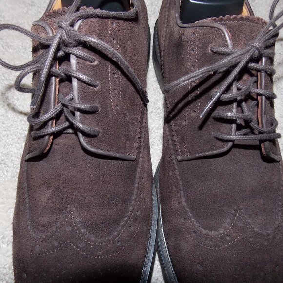 SUITSUPPLY Men Formal Shoes Brown Suede Low-Top Laced Suede Formal main image 12